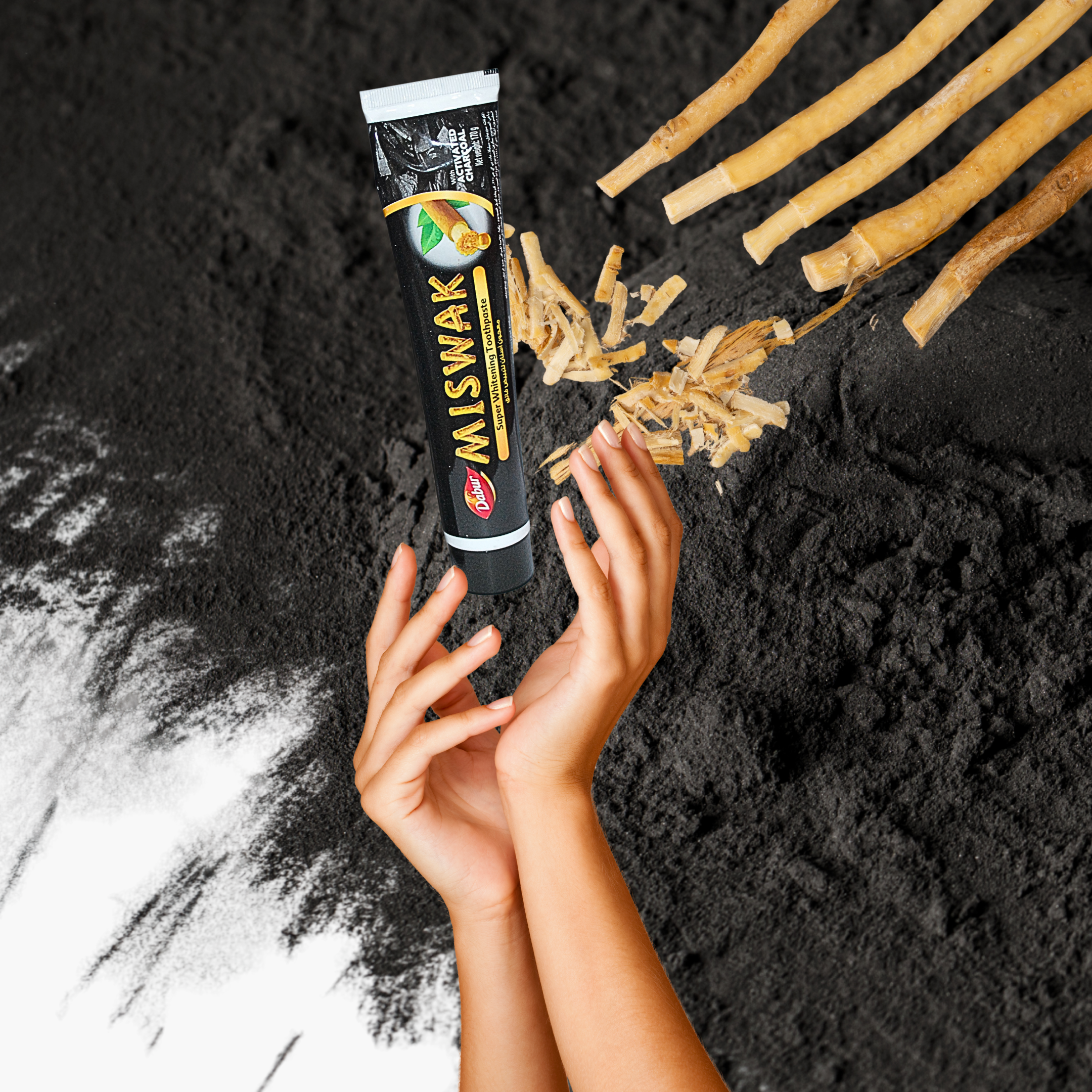 Miswak Charbon Maxi 170G Miswak Origine