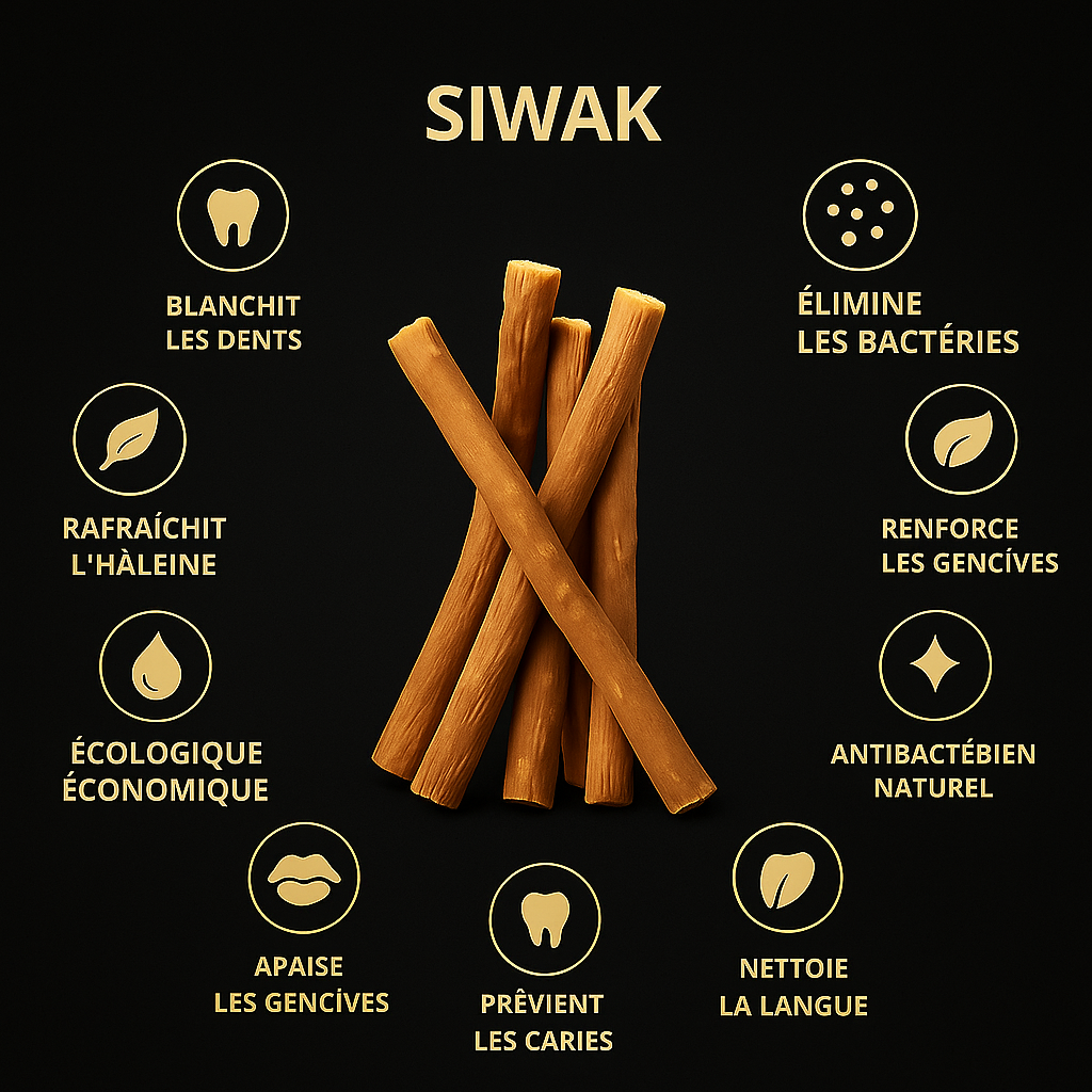 Miswak Charbon - Super Blanchissant - XXL 170G